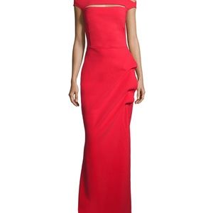 Womens size 10. Chiara Boni red gown